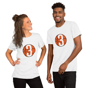 Logo: White Short-Sleeve Unisex T-Shirt