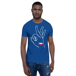 Czech Republic Olympic: Royal Blue Short-Sleeve Unisex T-Shirt