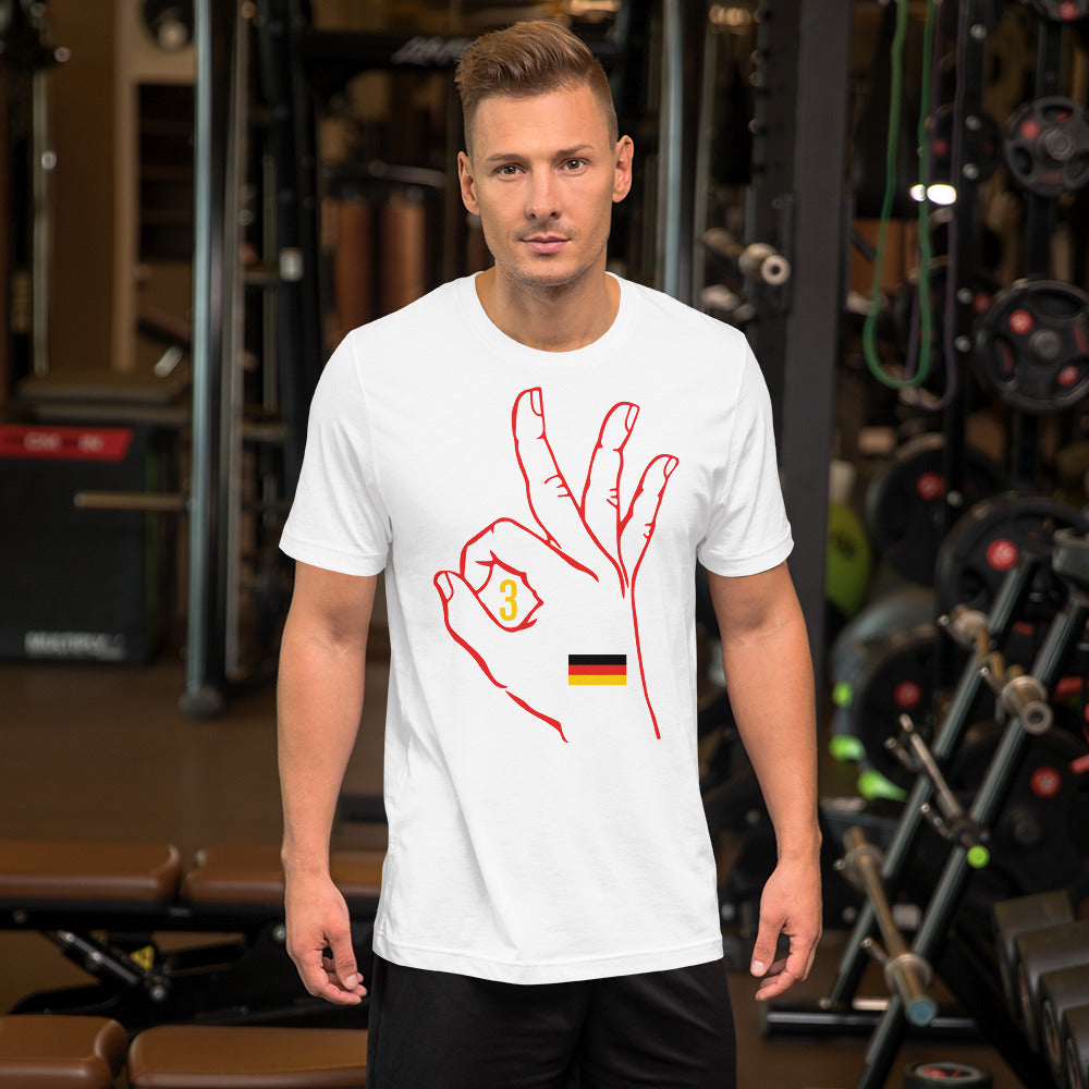 Germany Olympic: White Short-Sleeve Unisex T-Shirt