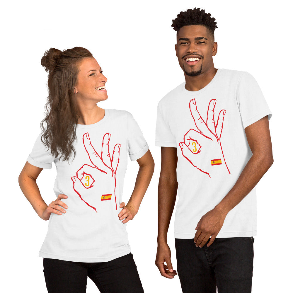 Spain Olympic: White Short-Sleeve Unisex T-Shirt