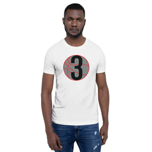 Grey & Black Three: Short-Sleeve Unisex T-Shirt