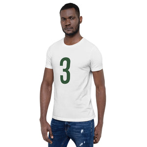 Green Three: White Short-Sleeve Unisex T-Shirt